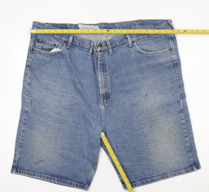 Wrangler Men's Blue Denim Relaxed Fit Shorts Size 48