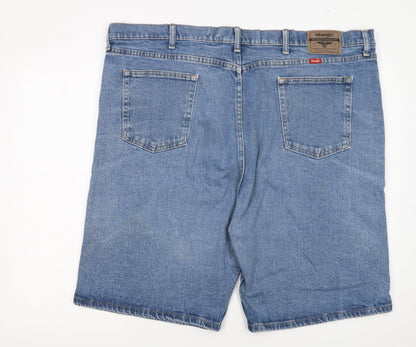 Wrangler Men's Blue Denim Relaxed Fit Shorts Size 48