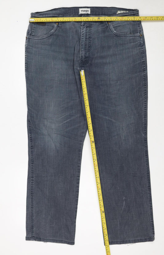 Wrangler Men’s Blue Texas Straight Leg Jeans W38 L30 Denim