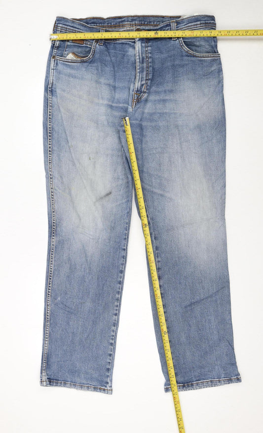 Wrangler Men's Blue Texas Stretch Straight Jeans W38 L32