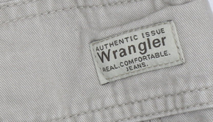 Wrangler Beige Cargo Shorts Unisex Adults Size 16 100% Cotton