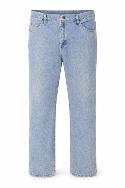 Wrangler Men's Blue Regular Fit Straight Leg Jeans 38x29