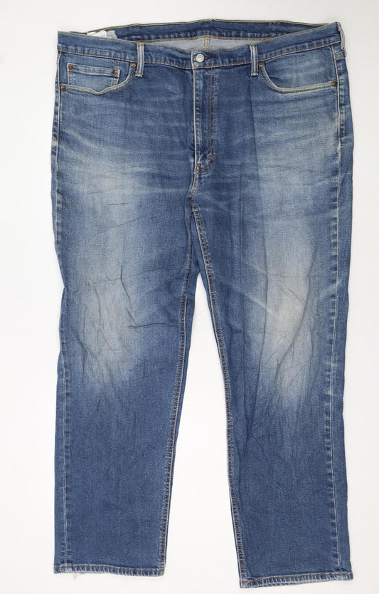 Levi Strauss Men’s Blue 541 Relaxed Fit Straight Jeans W42 L32