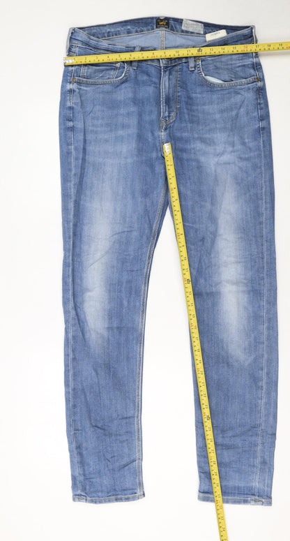 Lee Men’s Blue Straight Leg Jeans W33 L32 Denim Classic Fit