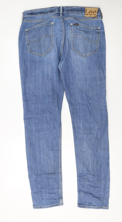 Lee Men’s Blue Straight Leg Jeans W33 L32 Denim Classic Fit