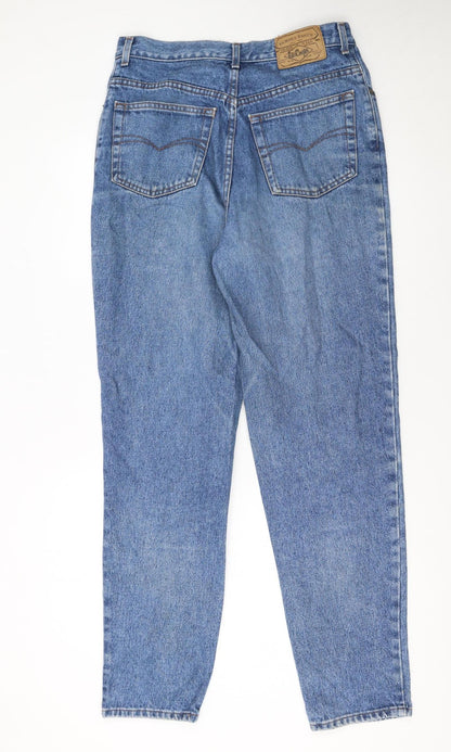 Lee Cooper Womens Blue 16 High Rise Mom Jeans 100% Cotton Denim