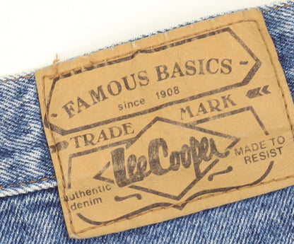 Lee Cooper Womens Blue 16 High Rise Mom Jeans 100% Cotton Denim