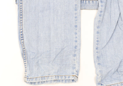 Wrangler Men’s Blue 34x32 Regular Fit Light Wash Straight Jeans