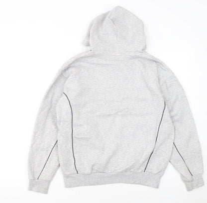 Umbro Boys Grey Pullover Hoodie 158cm Regular Fit Fleece Sportswear