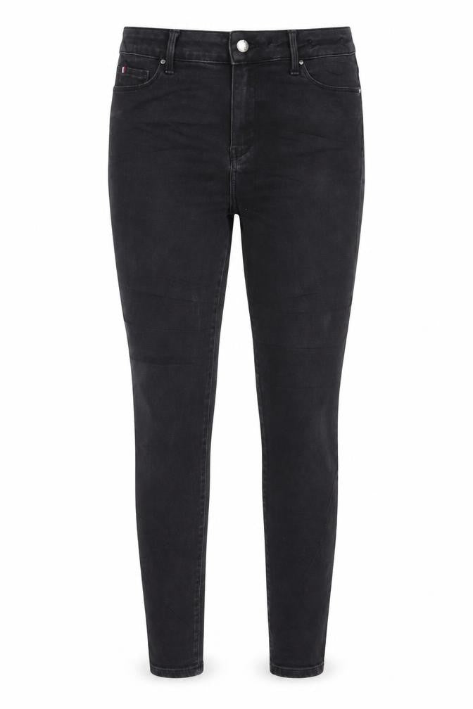 Tommy Hilfiger Womens Black Skinny Jeans Size 12 Regular Fit