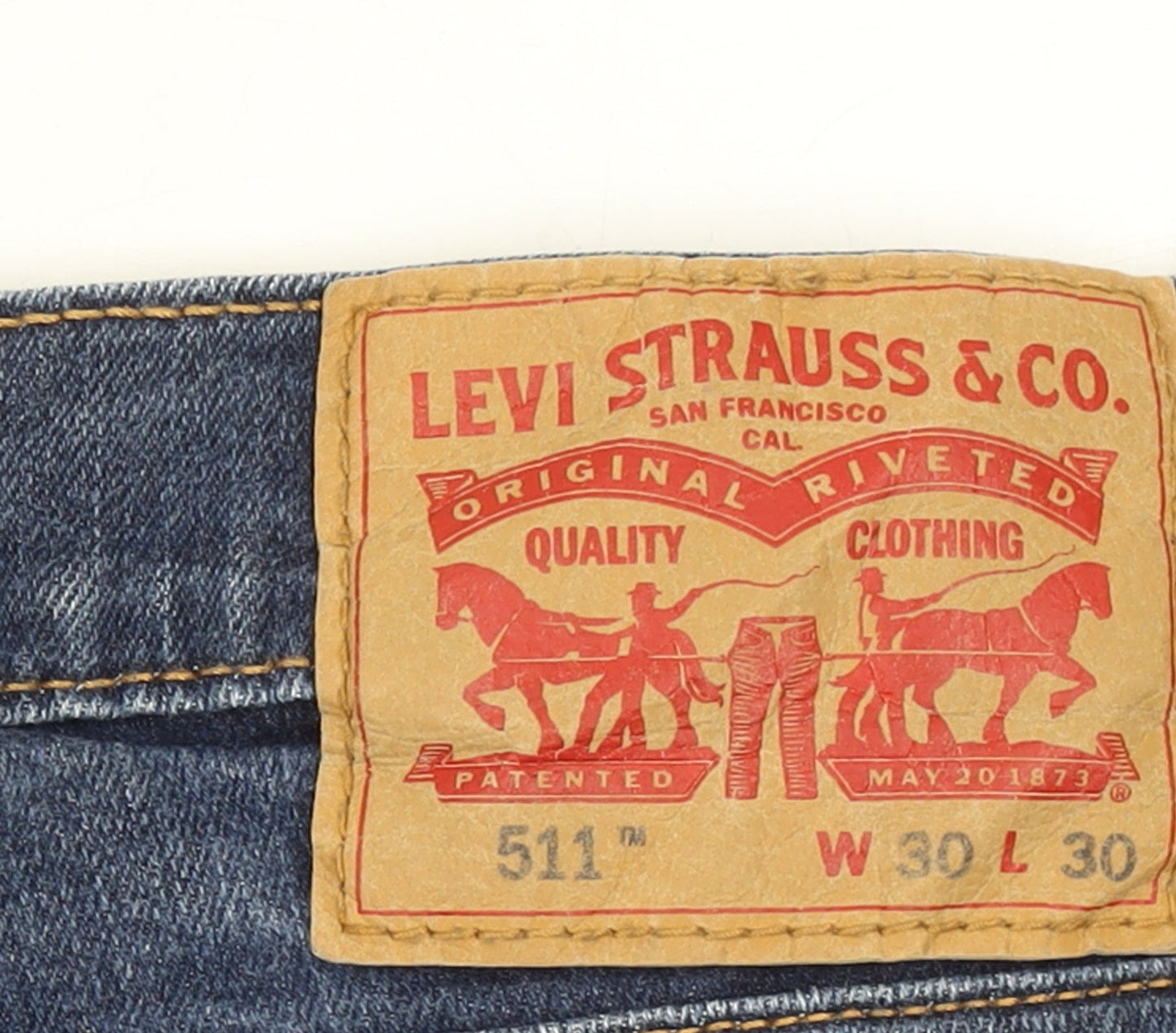 Levi's 511 Men's Blue Slim Fit Denim Jeans W30 L30