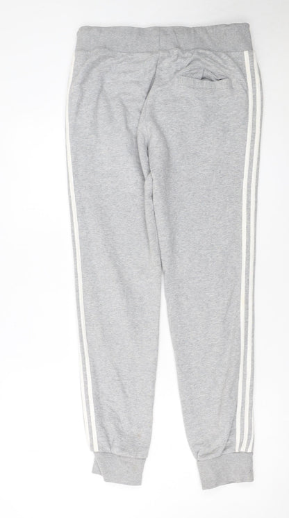 Adidas Womens Grey Jogger Trousers Size 8 Regular Fit