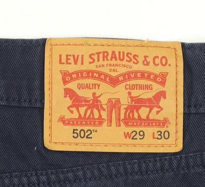 Levi's 502 Men's Blue Regular Fit Denim Jeans W29 L30