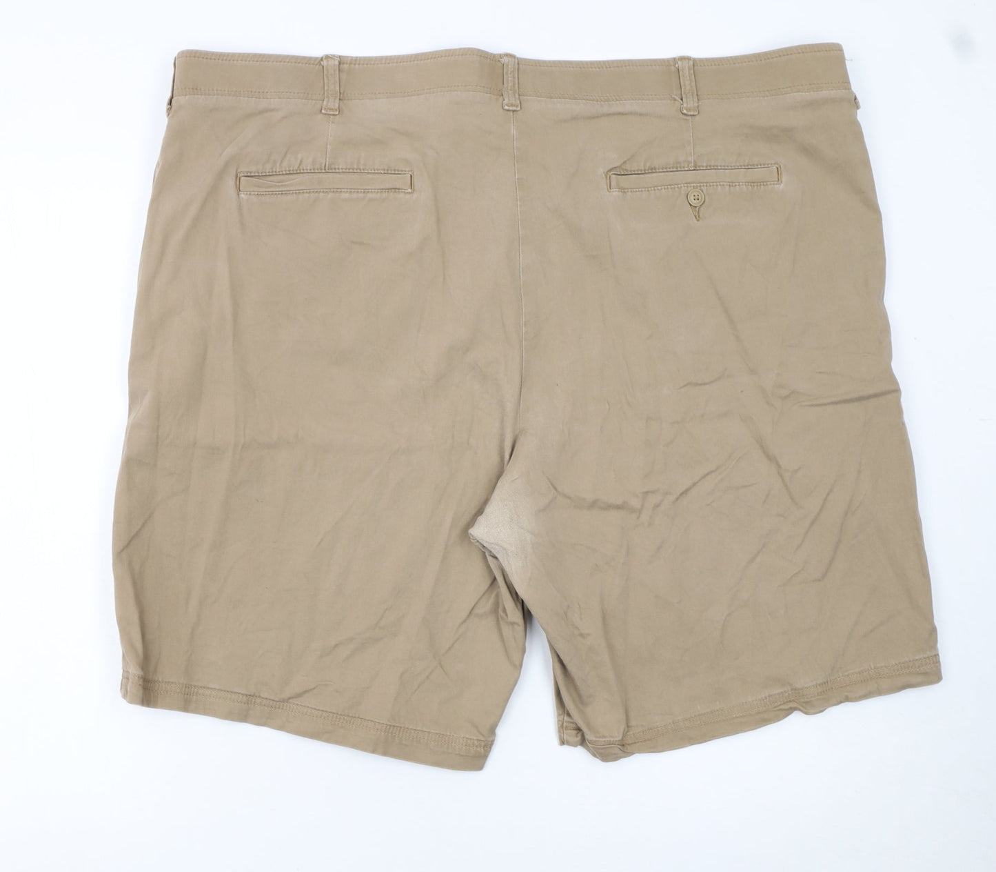 Lee Men’s Beige Chino Shorts Size 50 Regular Fit Stretch Cotton