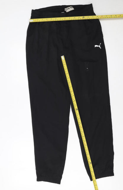 Puma Men's Black Jogger Trousers Small Quick Dry Activewear