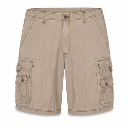 Lee Dungarees Men's Beige Cargo Shorts Size 42 Cotton Canvas