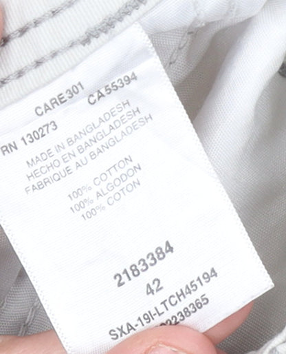 Lee Men's Beige Cargo Shorts Size 42 Cotton Casual Workwear