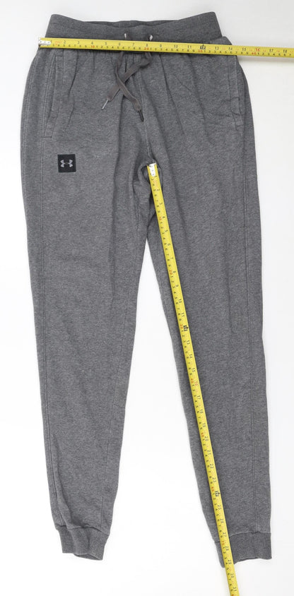 Under Armour Women's Grey Jogger Sweatpants Small Elastic Waist