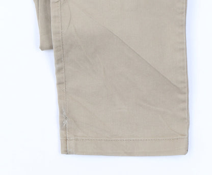 Carhartt Men Beige Chino Trousers 30x32 Cotton Blend Slim Fit
