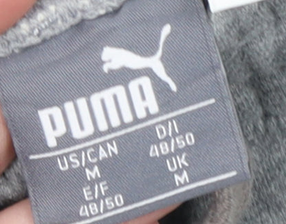 Puma Mens Grey Jogger Sweatpants M Regular Fit Casual Tapered