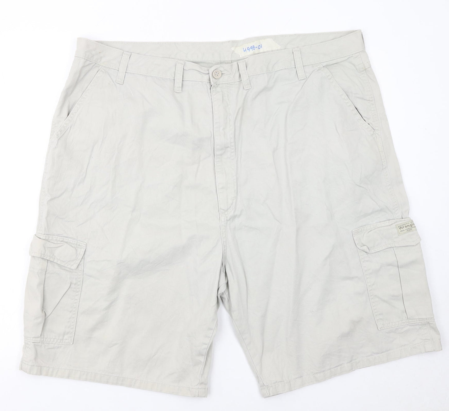 Wrangler Mens Beige Cargo Shorts Size 44 Cotton Lightweight
