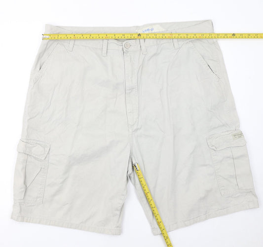 Wrangler Mens Beige Cargo Shorts Size 44 Cotton Lightweight