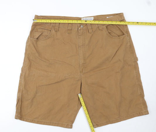 Wrangler Men's Beige Cotton Carpenter Cargo Shorts Size 44