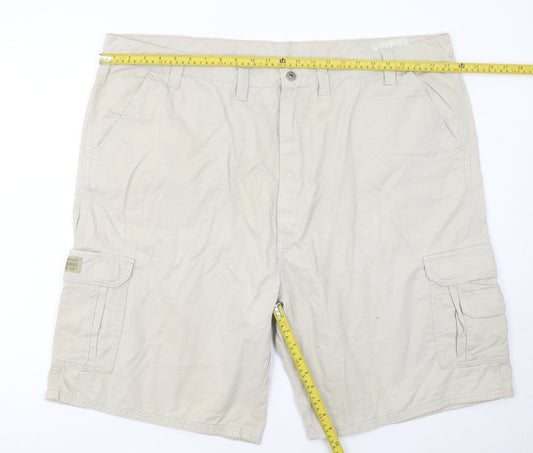 Wrangler Originals Men's Beige Cargo Shorts Size 46 Cotton Casual