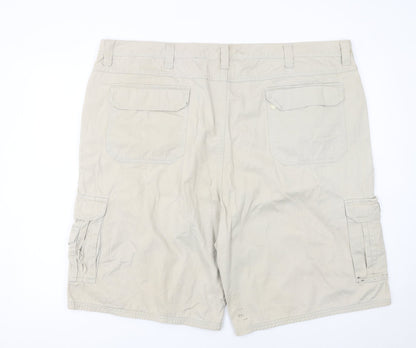 Wrangler Originals Men's Beige Cargo Shorts Size 46 Cotton Casual