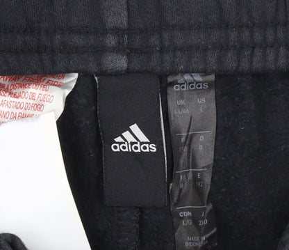 Adidas Men's Black Jogger Trousers L Sports Casual