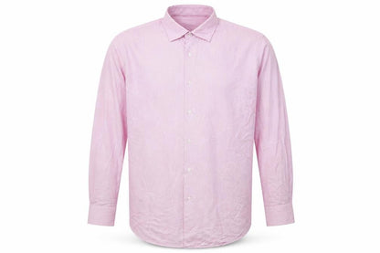 Hugo Boss Men's Pink Regular Fit Long Sleeve Button-Up Shirt Size 17.5
