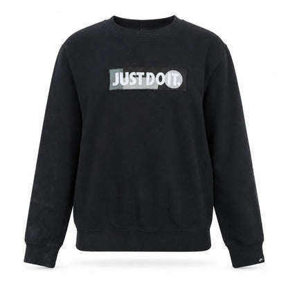 Nike Women's Black Just Do It Crew Neck Sweatshirt Size S