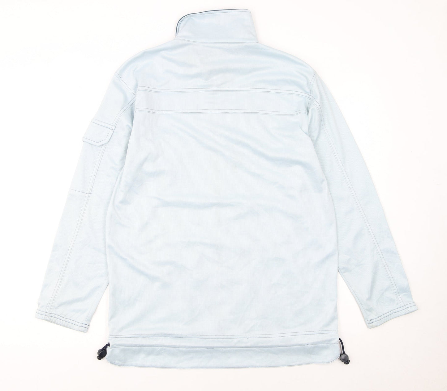Asics Men's Blue M Track Jacket Lightweight Full Zip Sportswear