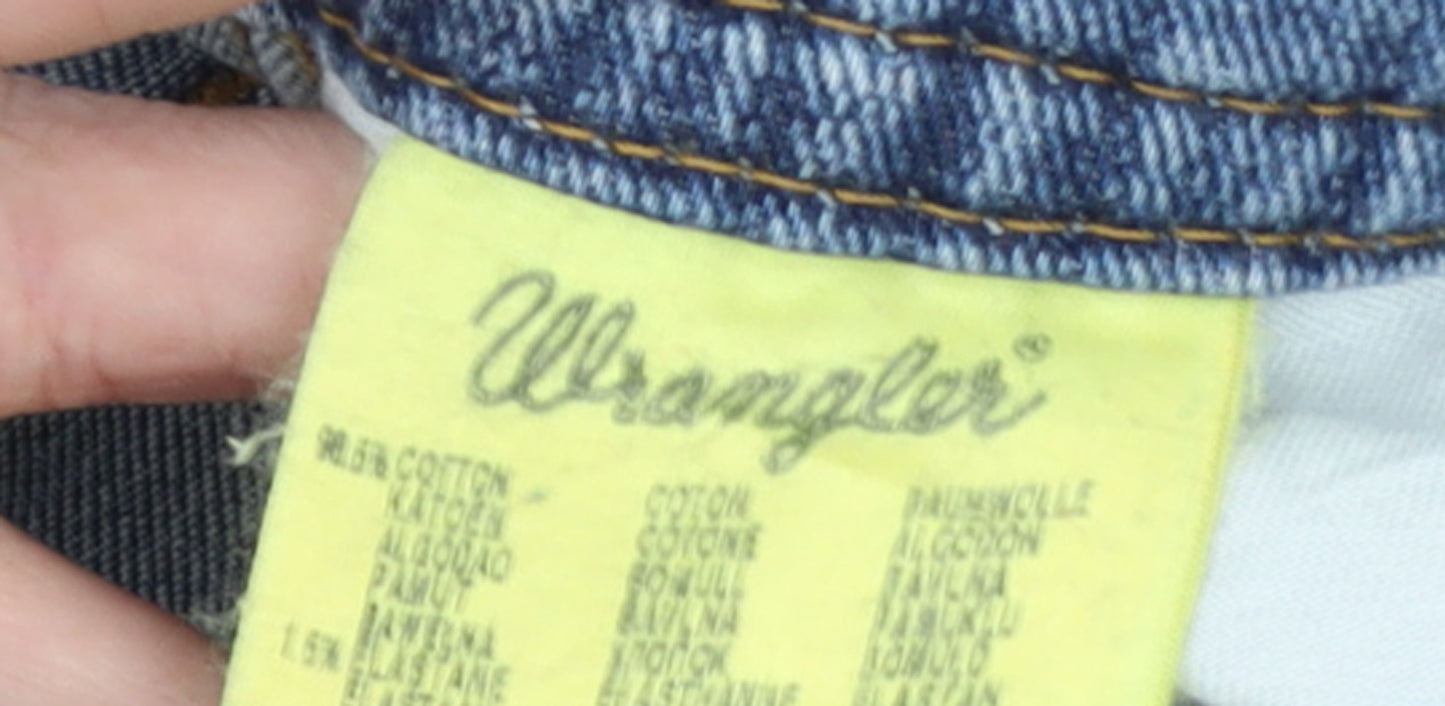 Wrangler Mens Blue Straight Denim Jeans W36 L30 Texas Stretch