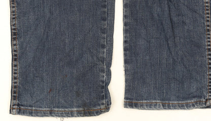 Wrangler Men's Blue Texas Stretch Straight Jeans W33 L32