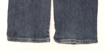 Wrangler Men's Blue Texas Stretch Straight Jeans W33 L32