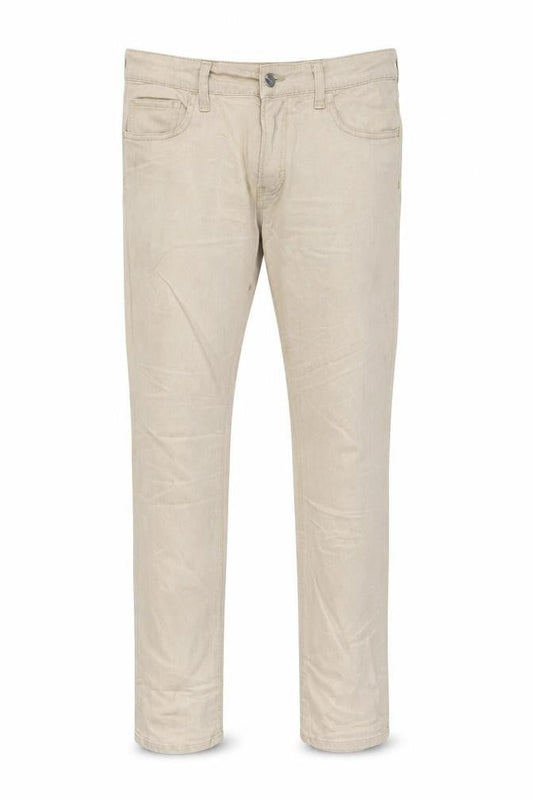 Carhartt Men's Beige Rebel Slim Fit Straight Jeans 33x32