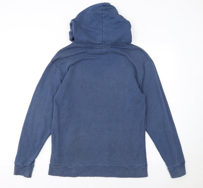 Puma Men Blue XS Pullover Hoodie Sports Fleece Sweatshirt
