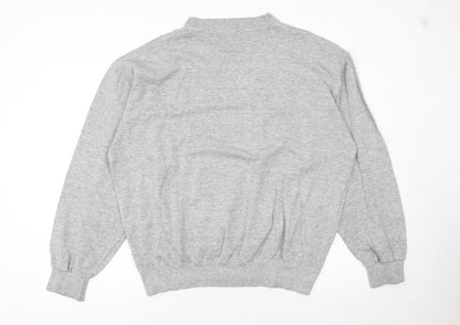 Champion Men's Grey XL Pullover Sweatshirt Logo Vintage