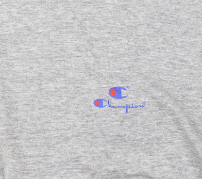 Champion Men's Grey XL Pullover Sweatshirt Logo Vintage