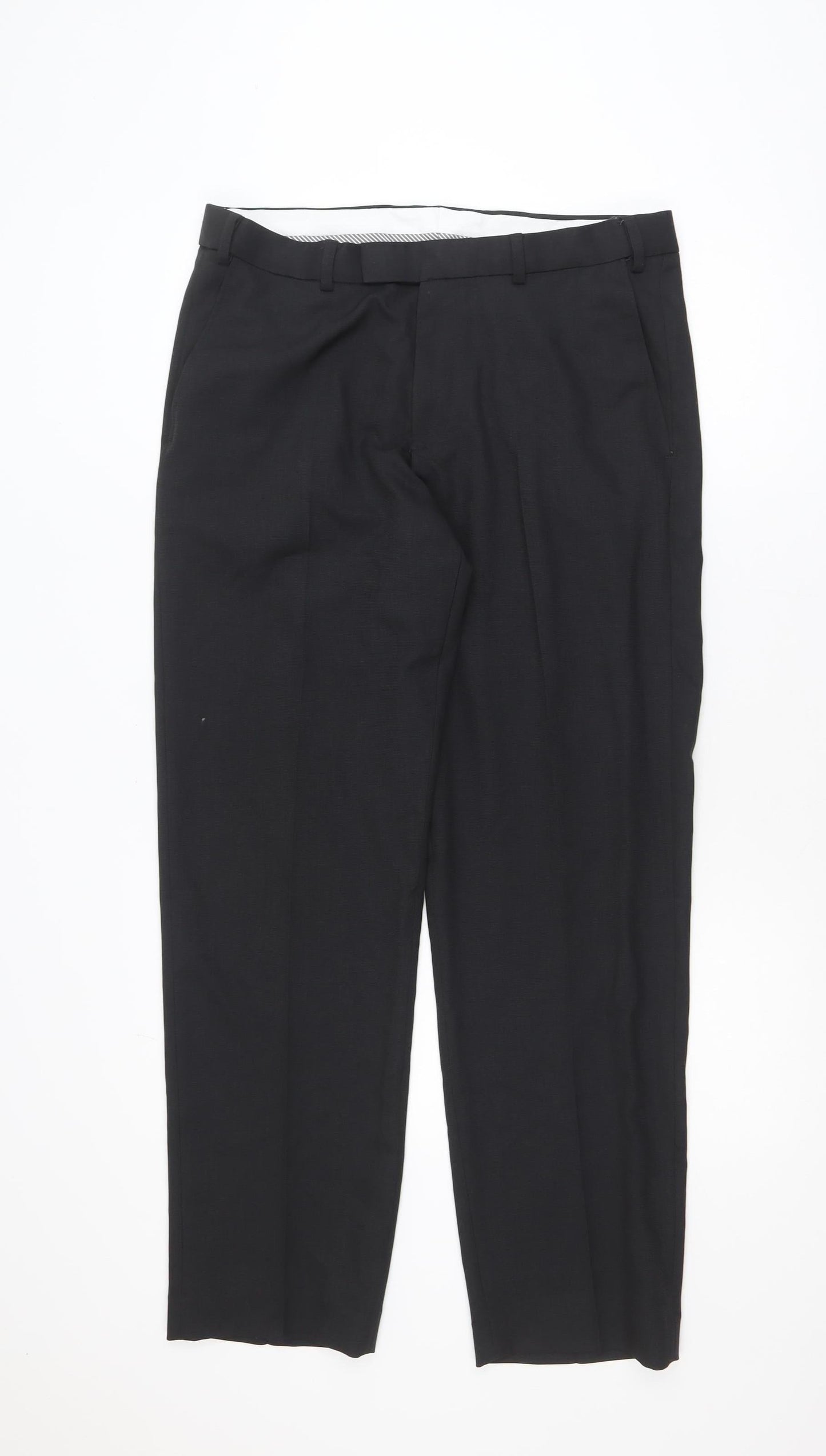 Dunnes Stores Men's Black 34W 31L Dress Pants Trousers