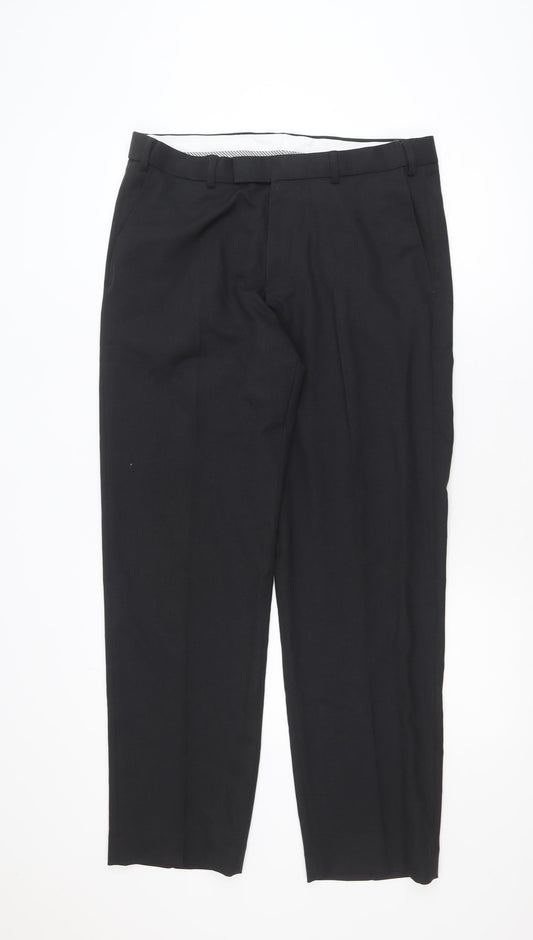Dunnes Stores Men's Black 34W 31L Dress Pants Trousers