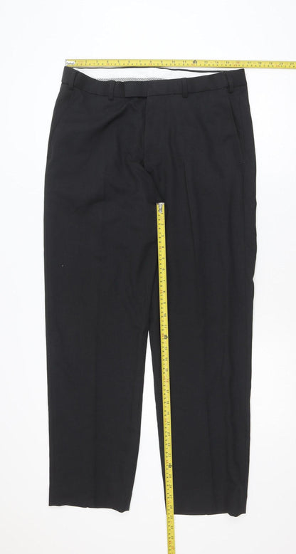 Dunnes Stores Men's Black 34W 31L Dress Pants Trousers