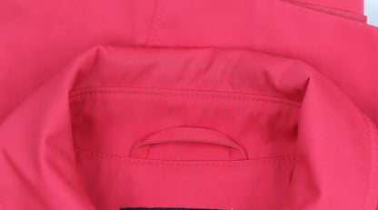 Jones New York Women's Pink Mid-Length Trench Coat Size M