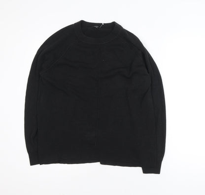 Next Men’s Black Acrylic Crew Neck Knit Jumper Size M