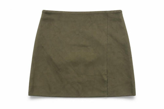 Primark Women’s Green Suede Look Pencil Skirt Size 14