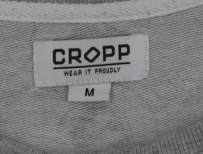 Cropp Mens Grey Cartoon Graphic Pullover Sweatshirt M