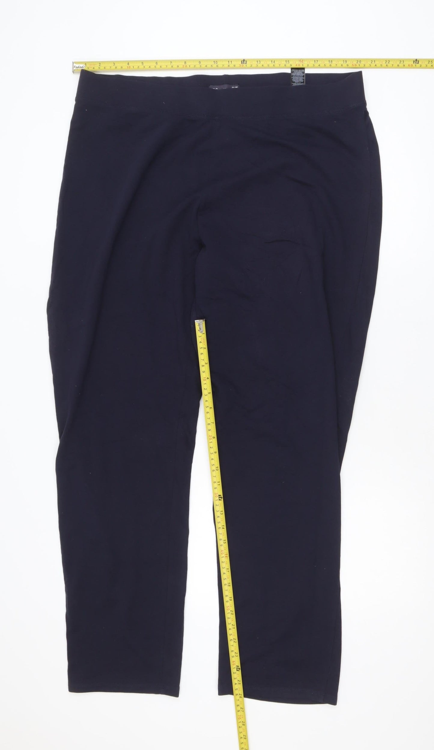 Marks and Spencer Women’s Black Cotton Stretch Ankle Leggings Size 20