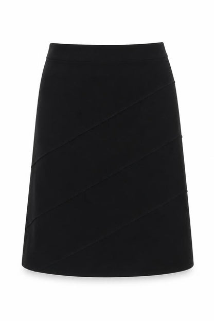 Berkertex Women’s Black A-Line Knee Length Skirt Size 12