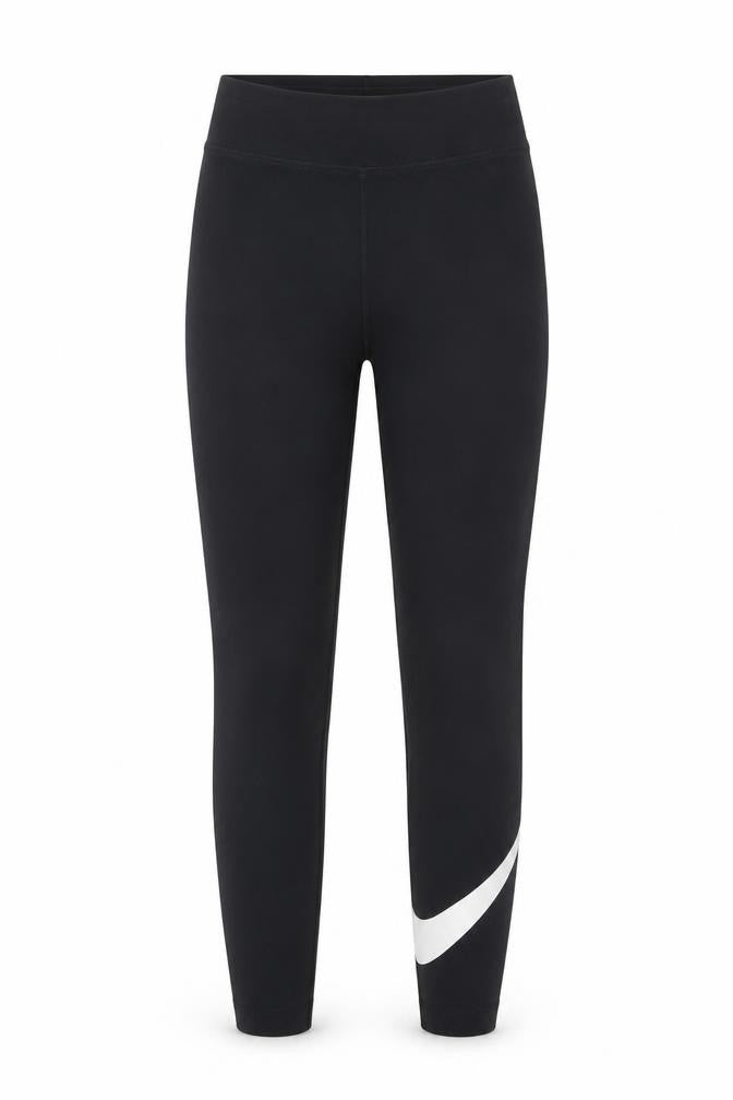 Nike Women's Black XS Ankle Leggings Cotton Blend Stretch Sportswear